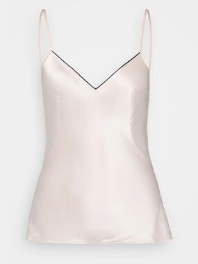 Agent Provocateur Classic Camisole in Pink Black Trim 2